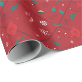 ELF-Snoep-controlepatroon Cadeaupapier (Rol Hoek)