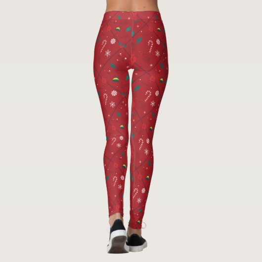 ELF-Snoep-controlepatroon Leggings (Achterkant)