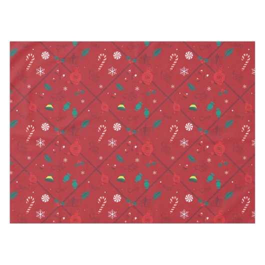 ELF-Snoep-controlepatroon Tafelkleed (Voorkant (Horizontaal))