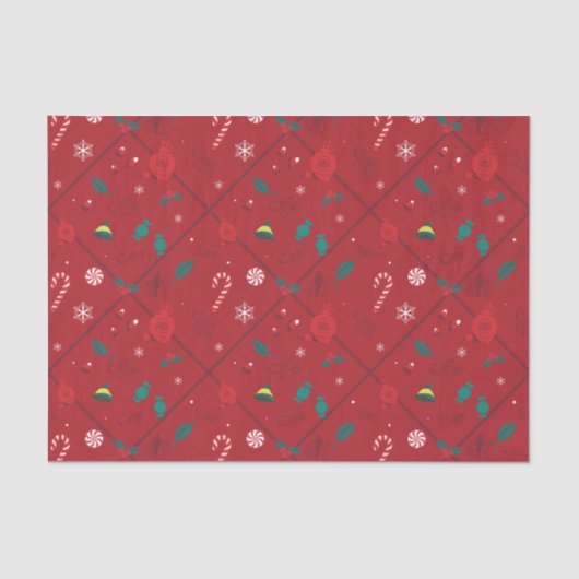 ELF-Snoep-controlepatroon Tissuepapier (Voorkant)