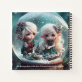 Elf Snowglobe Notitieboek (Achterkant)