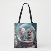 Elf Snowglobe Tote Bag (Voorkant)