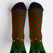 Elf Socks Festive Christmas Elf Costume Socks Sokken (Top)