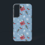 Elf "Son of a Nutcracker" Winter Pattern Samsung Galaxy Hoesje<br><div class="desc">Enjoy this funny "Son of a Nutcracker" winter pattern from Elf! Find this design on wrapping paper,  cozy fleece blankets,  or party supplies. Shop this design on even more custom Zazzle gifts!</div>