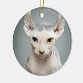 Elf Sphinx Cat-foto Keramisch Ornament (Links)