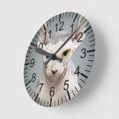 Elf Sphinx Cat-foto Ronde Klok (Hoek)