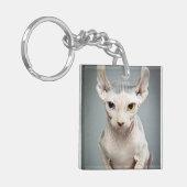 Elf Sphinx Cat-foto Sleutelhanger (Voorkant Links)