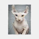 Elf Sphynx Cat-foto Fleece Deken (Voorkant)