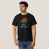 Elf Squad | Aanpasbare Kerst Elf Quote T-shirt (Voorkant volledig)