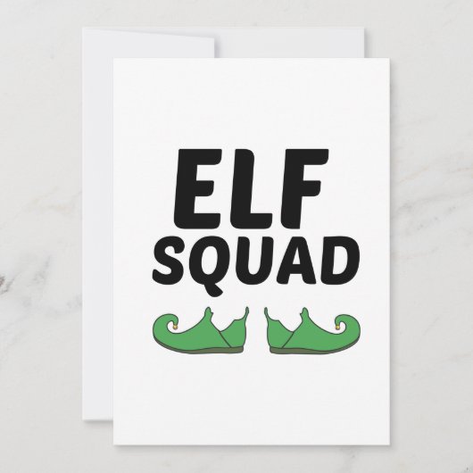 ELF SQUAD BEDANKKAART (Voorkant)