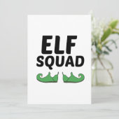 ELF SQUAD BEDANKKAART (Staand voorkant)