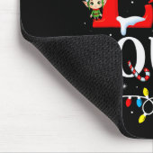 Elf Squad Christmas Family Matching Pajamas Elf Bo Muismat (Hoek)