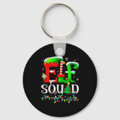 Elf Squad Christmas Family Matching Pajamas Elf Bo Sleutelhanger (Voorkant)