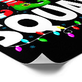 Elf Squad Christmas Family Matching Xmas Pajamas  Poster (Hoek)