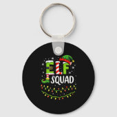 Elf Squad Christmas Lights Matching Holiday Crew  Sleutelhanger (Voorkant)