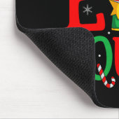 Elf Squad Christmas Matching Family Group Elf Xmas Muismat (Hoek)