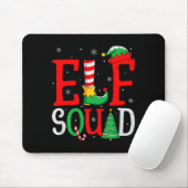 Elf Squad Christmas Matching Family Group Elf Xmas Muismat (Met muis)