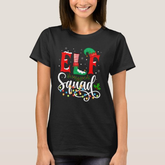 Elf Squad Christmas Matching Family Toddler Boy Gi T-shirt (Voorkant)