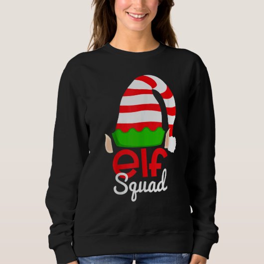 Elf Squad Christmas Matching Family Xmas Toddler B Trui (Voorkant)
