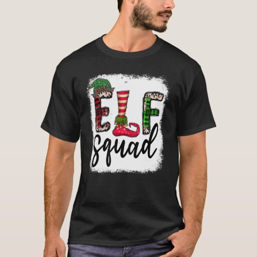 Elf Squad Elf Feet Merry Kerstluipaard B T-shirt (Voorkant)