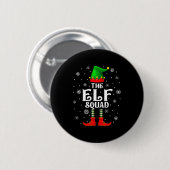 Elf Squad Family Matching Xmas Funny Christmas Vib Ronde Button 5,7 Cm (Voorkant /achterkant)