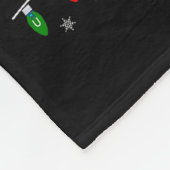 Elf Squad Funny Christmas Family Pajamas  Fleece Deken (Hoek)