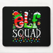 Elf Squad Funny Elf Family Christmas Matching Paja Muismat (Voorkant)