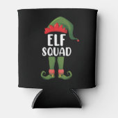 Elf Squad Funny Family Matching met Kerstmis Blikjeskoeler (Voorkant)