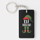 Elf Squad Funny Family Matching met Kerstmis Sleutelhanger (Voorkant)