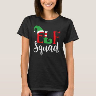 Elf Squad Funny Kerstmis, beste mooie D T-shirt