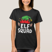 Elf Squad Kerst Grappige Elfen Familie Matching Py T-shirt (Voorkant)