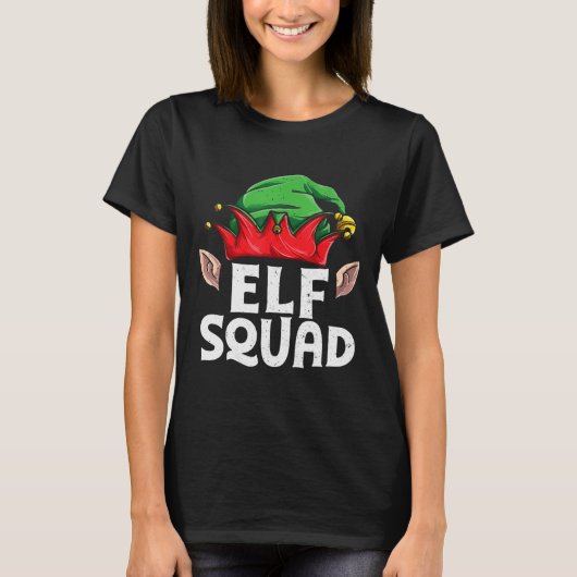 Elf Squad Kerst Grappige Elfen Familie Matching Py T-shirt (Voorkant)