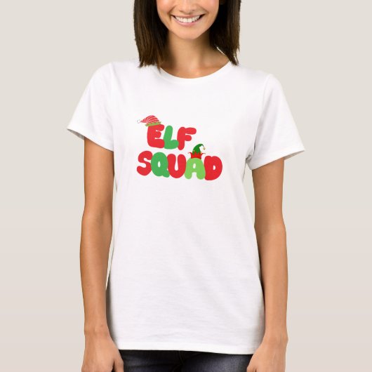 Elf Squad Kerst Shirt (Voorkant)