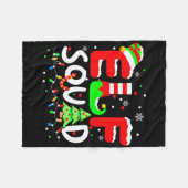 Elf Squad Kerstmatch Familie Peuter Jongen Gi Fleece Deken (Voorkant (Horizontaal))