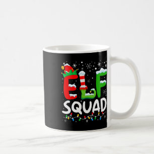 Elf Squad Kerstmis Familie Matching Xmas Elf Pajam Koffiemok