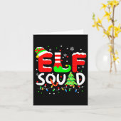 Elf Squad Kerstmis Matching Family Toddler Boy Gi Kaart (Gele Bloem)