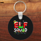 Elf Squad Kerstmis Matching Family Toddler Boy Gi Sleutelhanger (Voorkant)