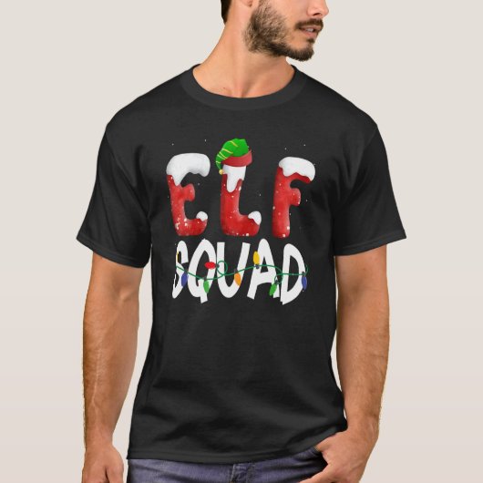 Elf Squad Kerstmis Matching Family Toddler Boy Gi T-shirt (Voorkant)