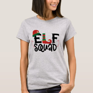 Elf Squad Kerstmis T-shirt