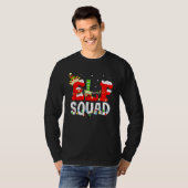 Elf Squad Matching Christmas Xmas Pajama Holiday M T-shirt (Voorkant volledig)
