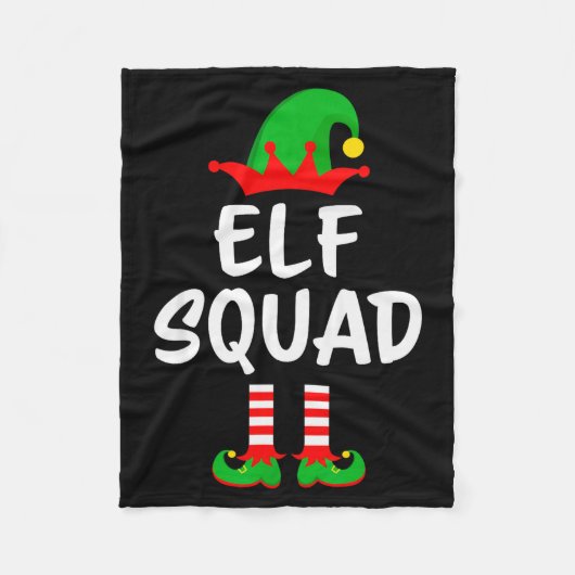 Elf Squad Matching Family Christmas  Fleece Deken (Voorkant)