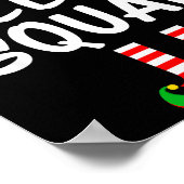 Elf Squad Matching Family Christmas  Poster (Hoek)