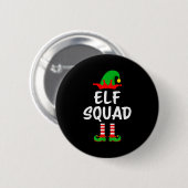 Elf Squad Matching Family Christmas  Ronde Button 5,7 Cm (Voorkant /achterkant)