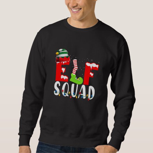 Elf Squad Preschool Teacher Elf For Women Christma Trui (Voorkant)