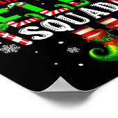 Elf Squad van de basisschool Kerst Elf Hoed Scute Poster (Hoek)