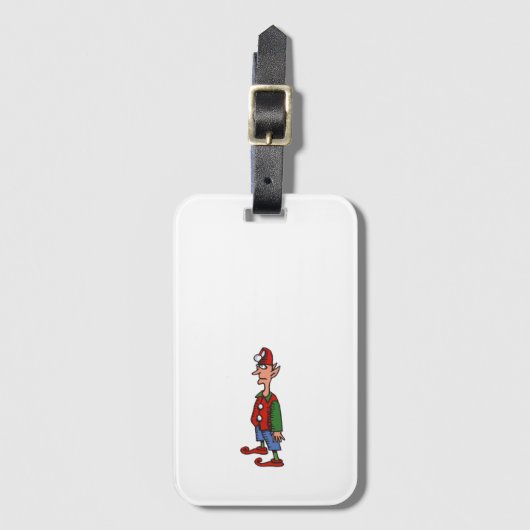 Elf Staat In De Attitude bagagelabel (Voorkant (verticaal))