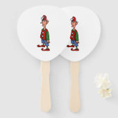 Elf Standing At Attention paddle hand fans Handwaaier (Voorkant en achterkant)