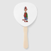 Elf Standing At Attention paddle hand fans Handwaaier (Achterkant)