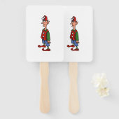 Elf Standing At Attention rectangle hand fans Handwaaier (Voorkant en achterkant)