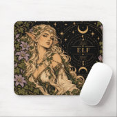 Elf, Starlit Tarot Kunst Muismat (Met muis)